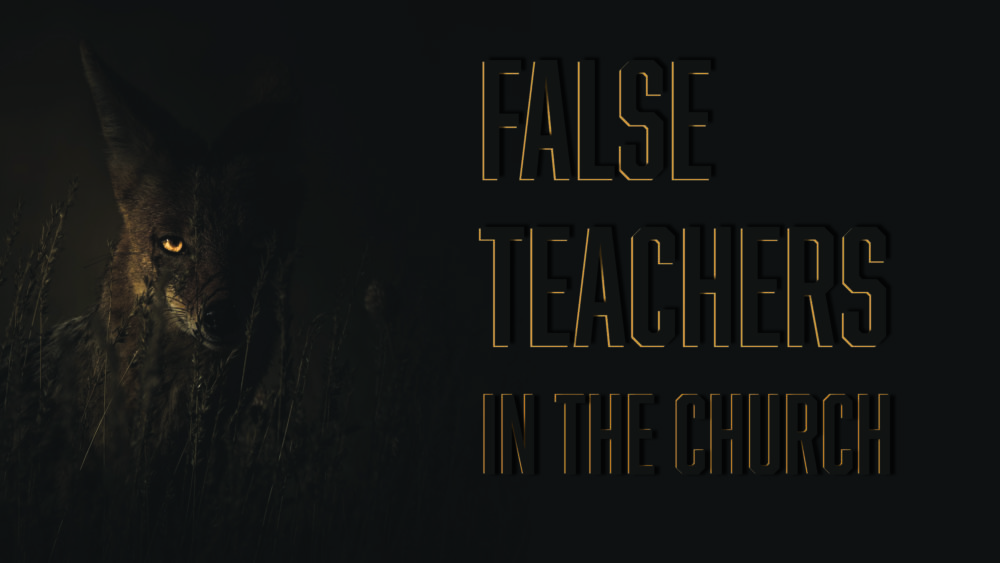 False teachers in the Church
